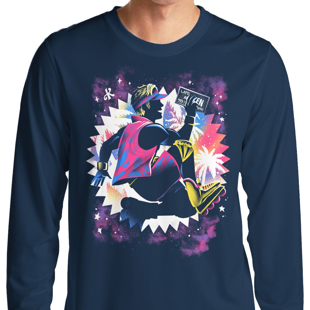 Alemaglia Blonde Fragility Long Sleeve Crewneck T-Shirt for Men and Women