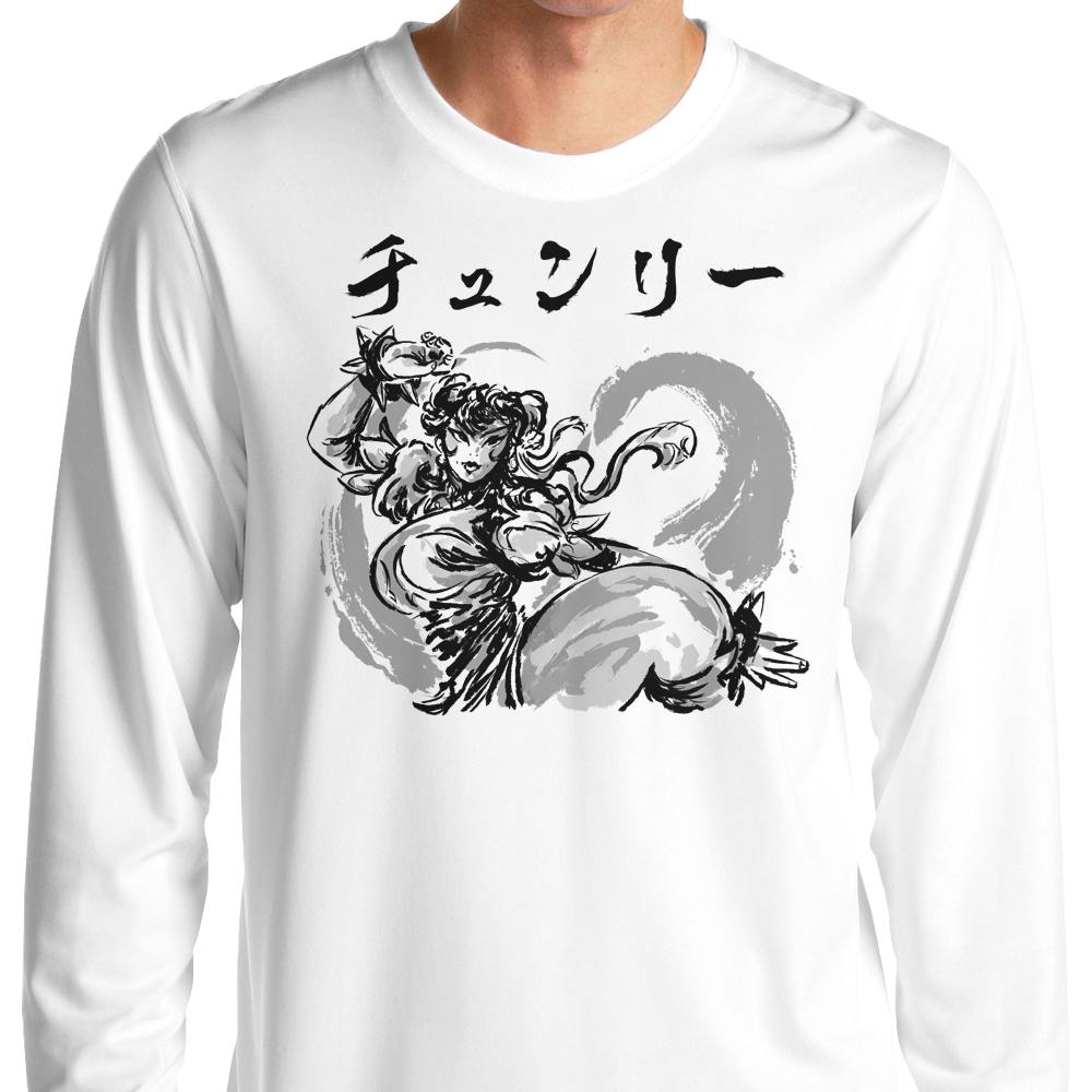 Kakutogi Masuta Long Sleeve Crewneck T-Shirt by Demonigote