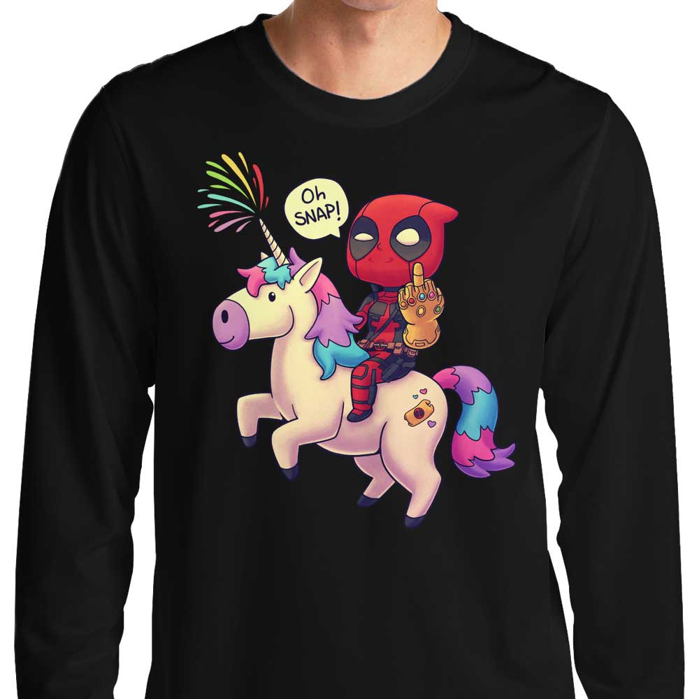 Geekydog Infinity Chimichanga Long Sleeve Crewneck T - Shirt in S to 4XL Sizes