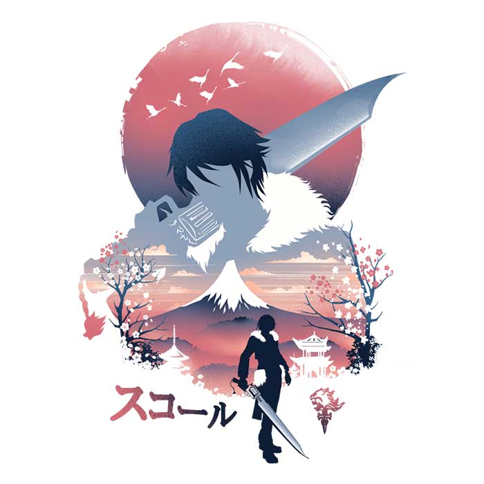 Stylish Squall Ukiyo-e Design Men's and Women's Unisex Tank Top