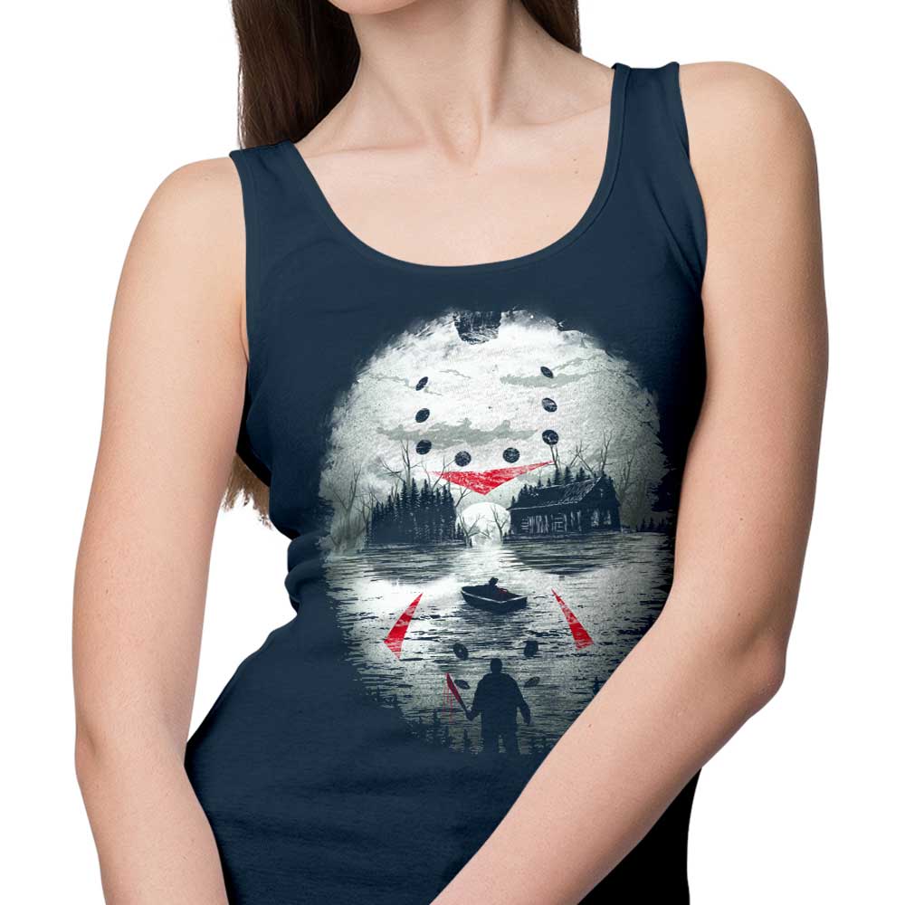 Friday Night Terror - Stylish Tank Top for a Scary Night