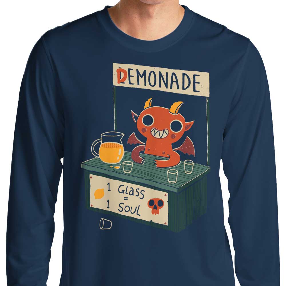 DinoMike's Demonade Long Sleeve Crewneck T - Shirt in S to 4XL Sizes