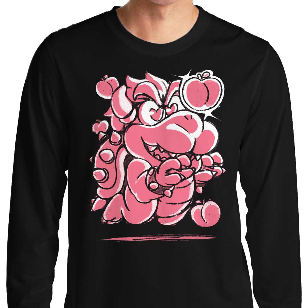 Fitas Artwork's Adorable Peaches Love Long - Sleeve T - Shirt