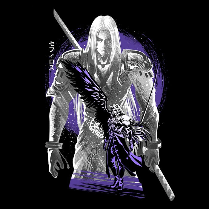 Hypertwenty's Long Sleeve T-Shirt Featuring One Winged Silhouette Design
