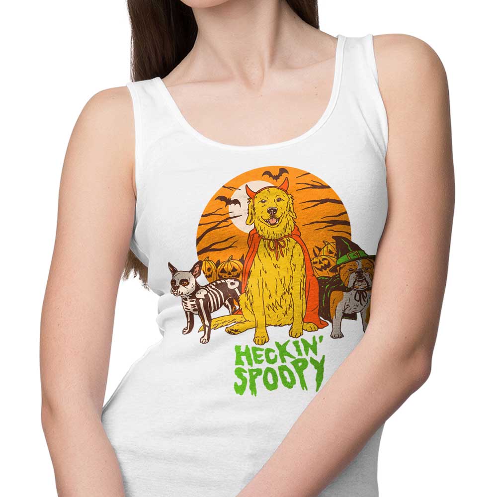 Super Spooky Hillary White Tank Tops for Men and Women