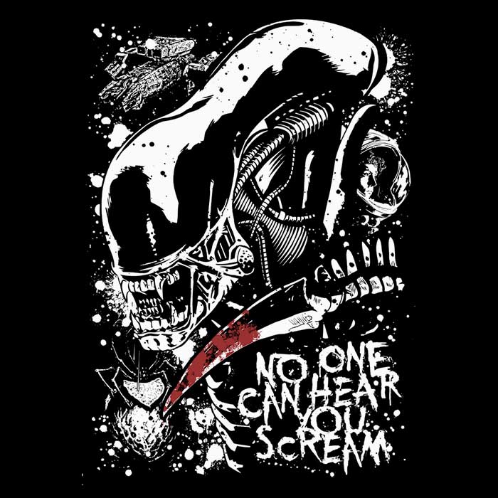 Space Screaming - Comfortable Long Sleeve T-Shirt