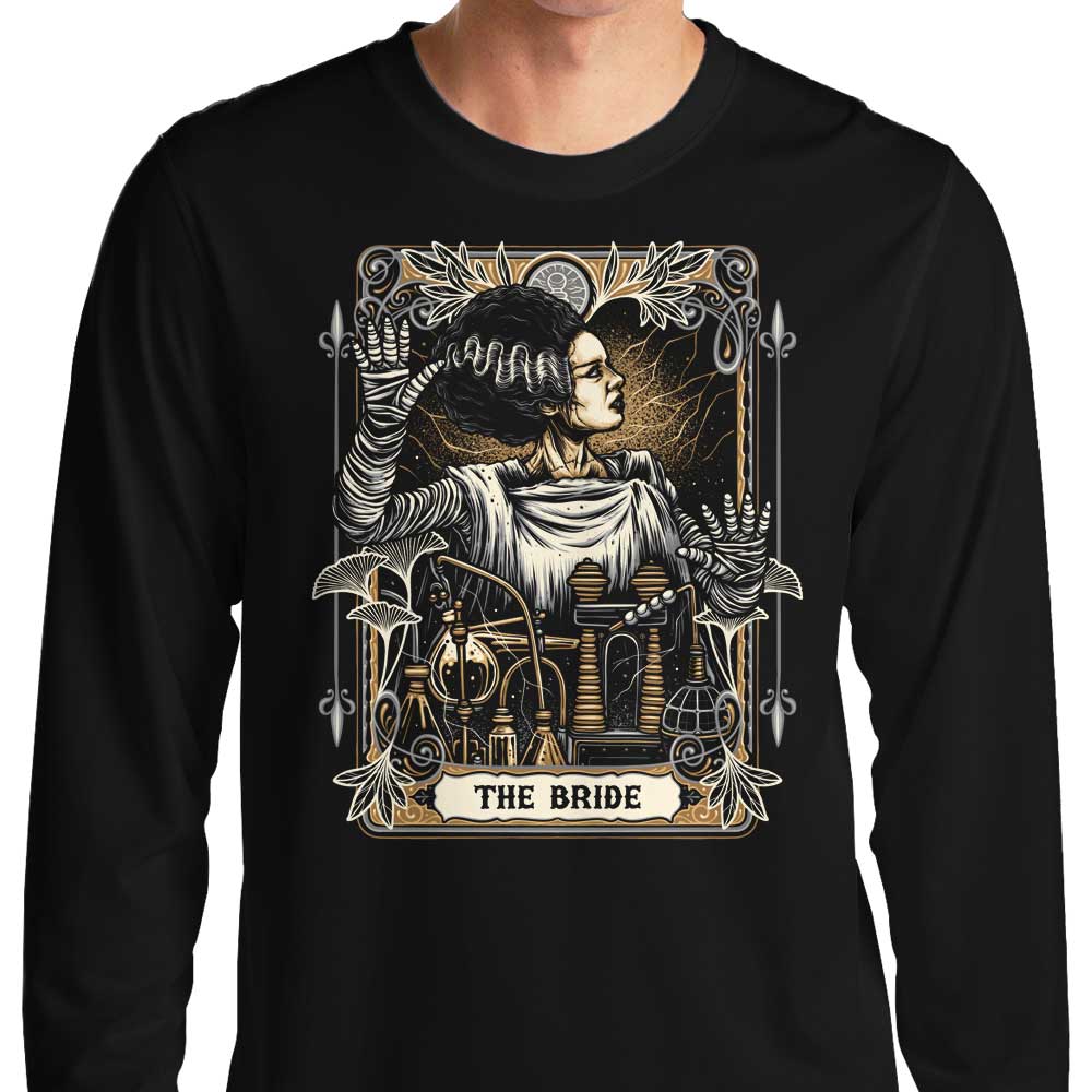 Long Sleeve Themed 'The Bride' T-Shirt by Glitchygorilla