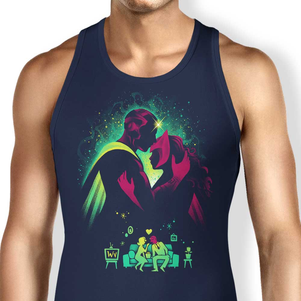 Alemaglia's Cozy Unisex and Women's 'Dream a Life Together' Tank Tops