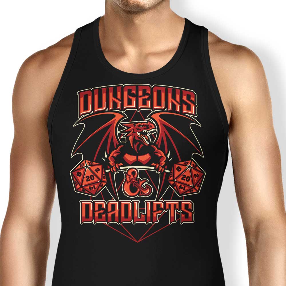 Dungeons and Deadlifts Men's and Women's Comfortable Tank Tops