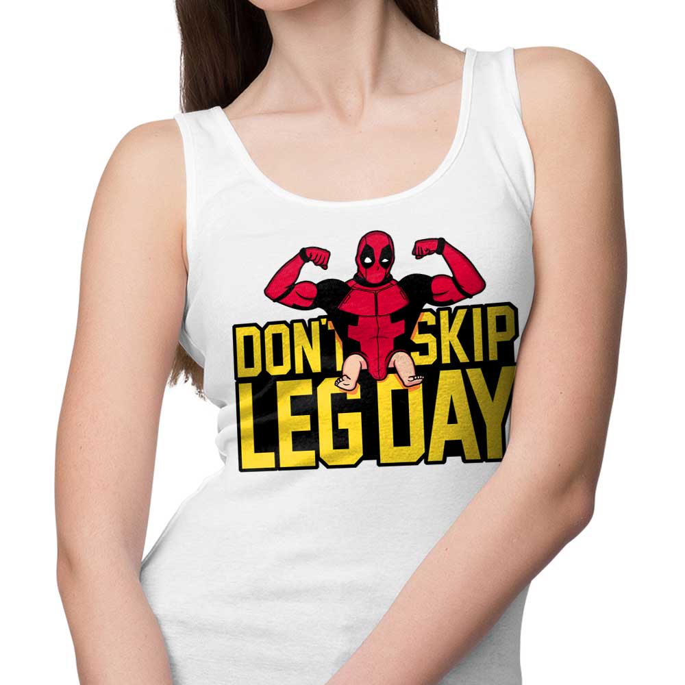 Raffiti's 'Don't Skip Leg Day' Men's and Women's Comfortable Tank Tops