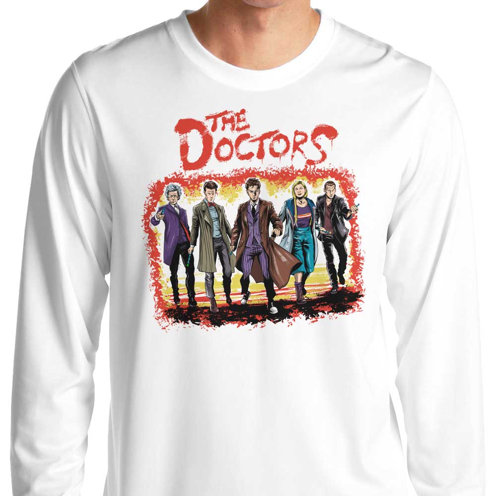 The Doctors Branded Long Sleeve Crewneck T-Shirt for Men and Women