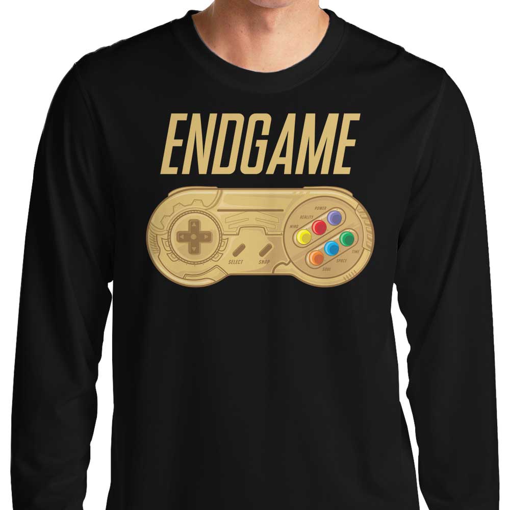 The Infinite Gaming Controller Inspired Long Sleeve Crewneck T - Shirt