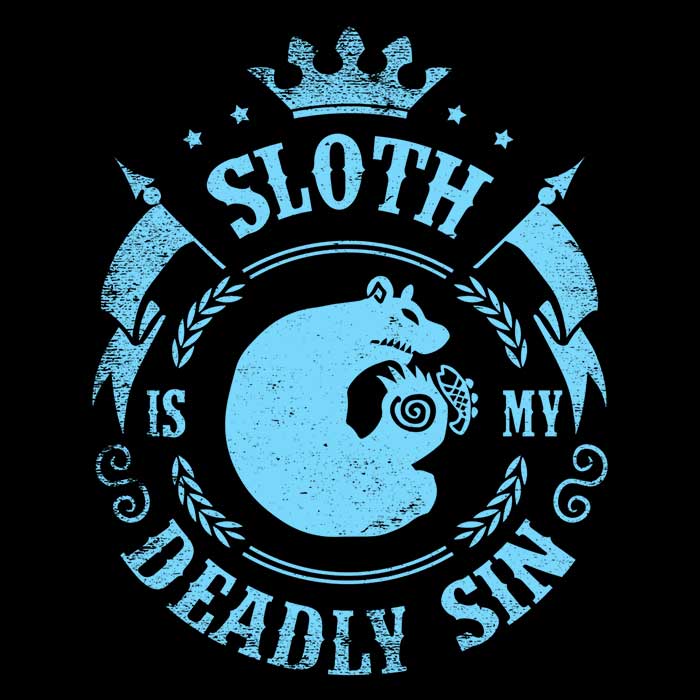 Typhoonic Art's Sloth-themed Long Sleeve Comfort T-Shirt