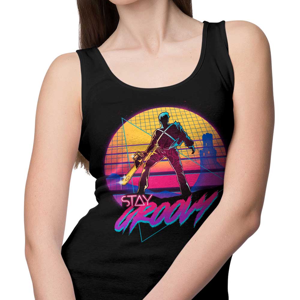 Stay in the Groovy Vibe - Stylish Women's Tank Top