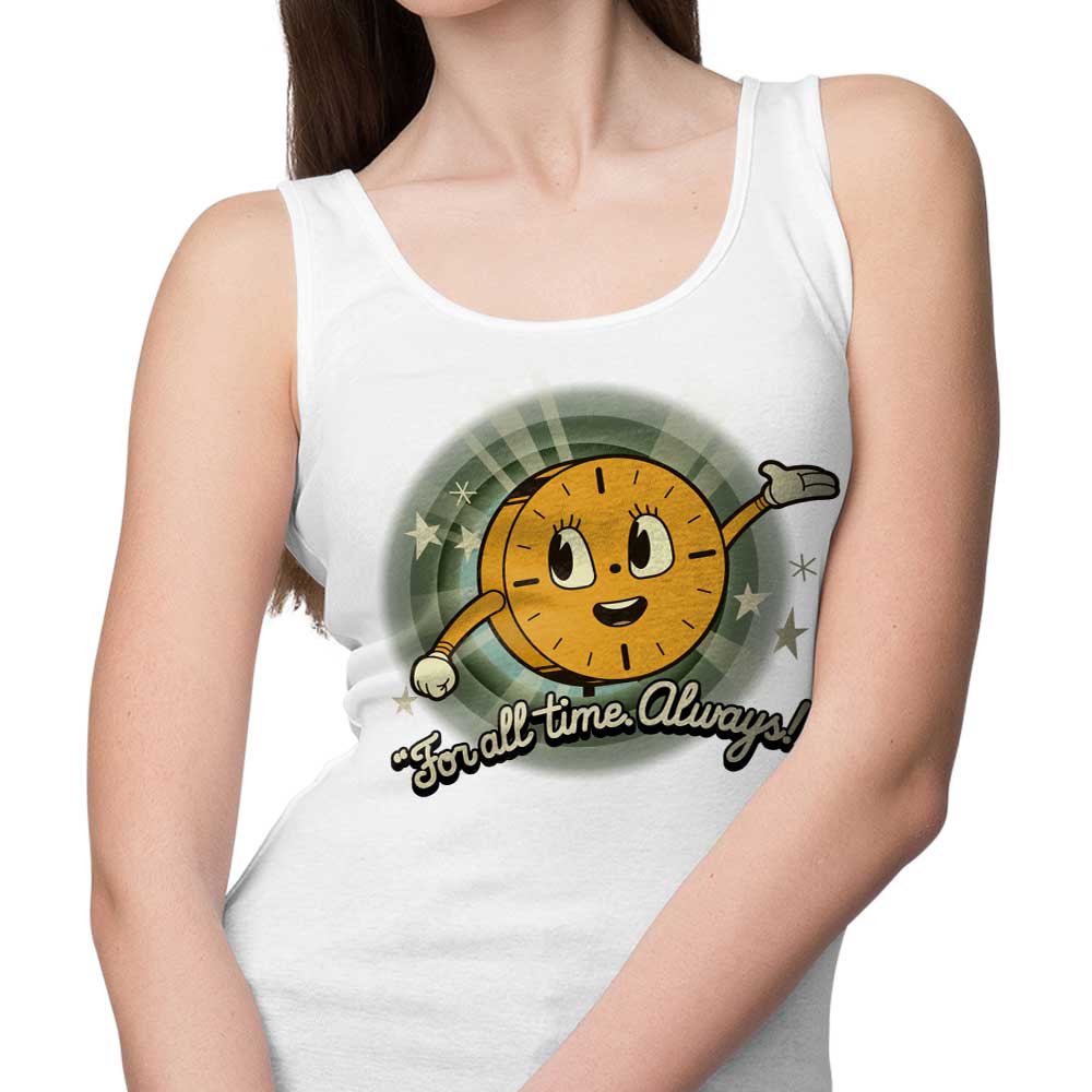 Harebrained's 'That's All The Time We Have' Men's and Women's Comfortable Tank Tops