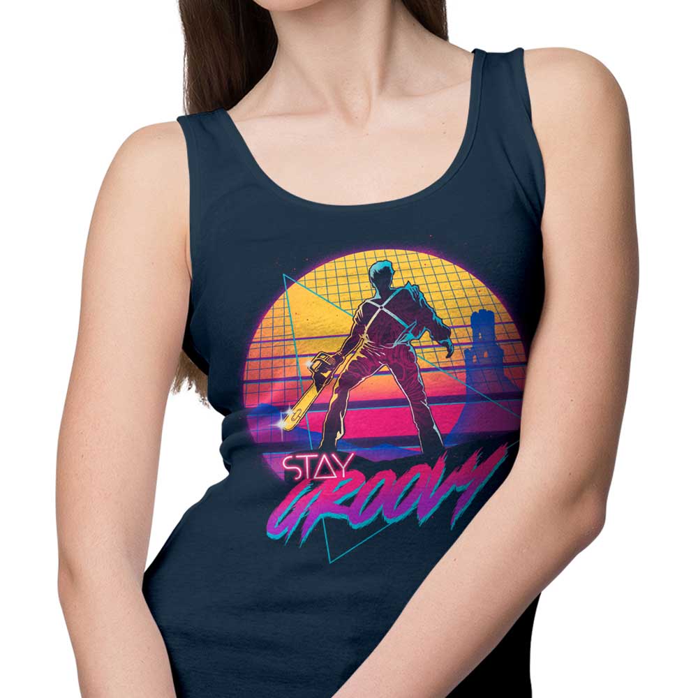 Stay in the Groovy Vibe - Stylish Women's Tank Top