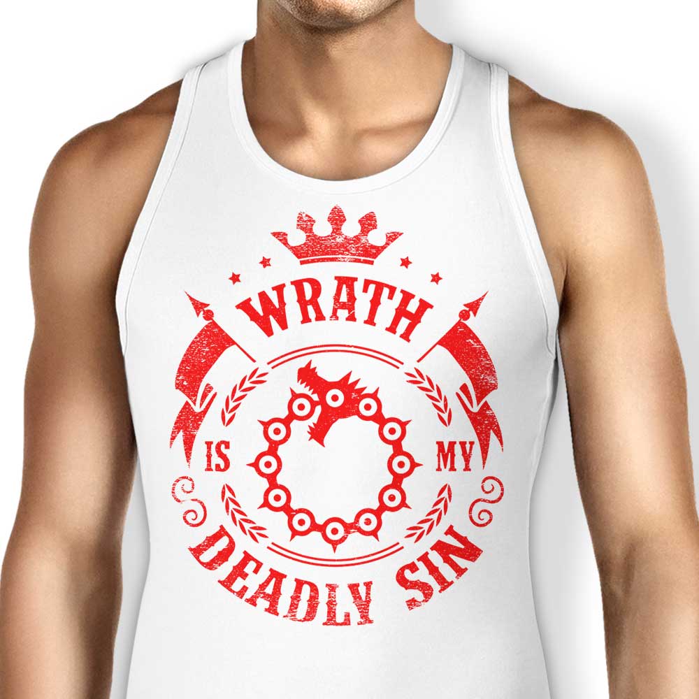 Typhoonic Art's 'Wrath is My Sin' Men's and Women's Unisex Stylish Tank Tops