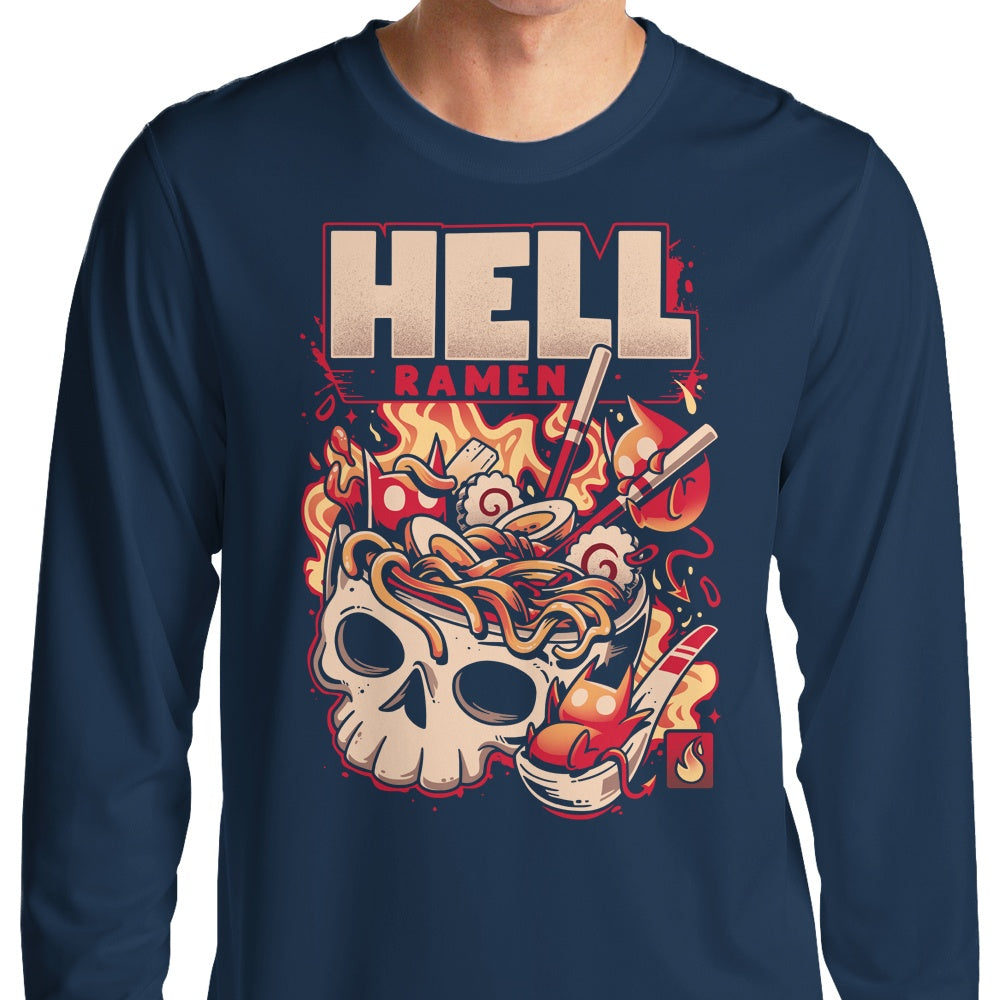 Long Sleeve Hell-Ramen Graphic T-Shirt by Snouleaf