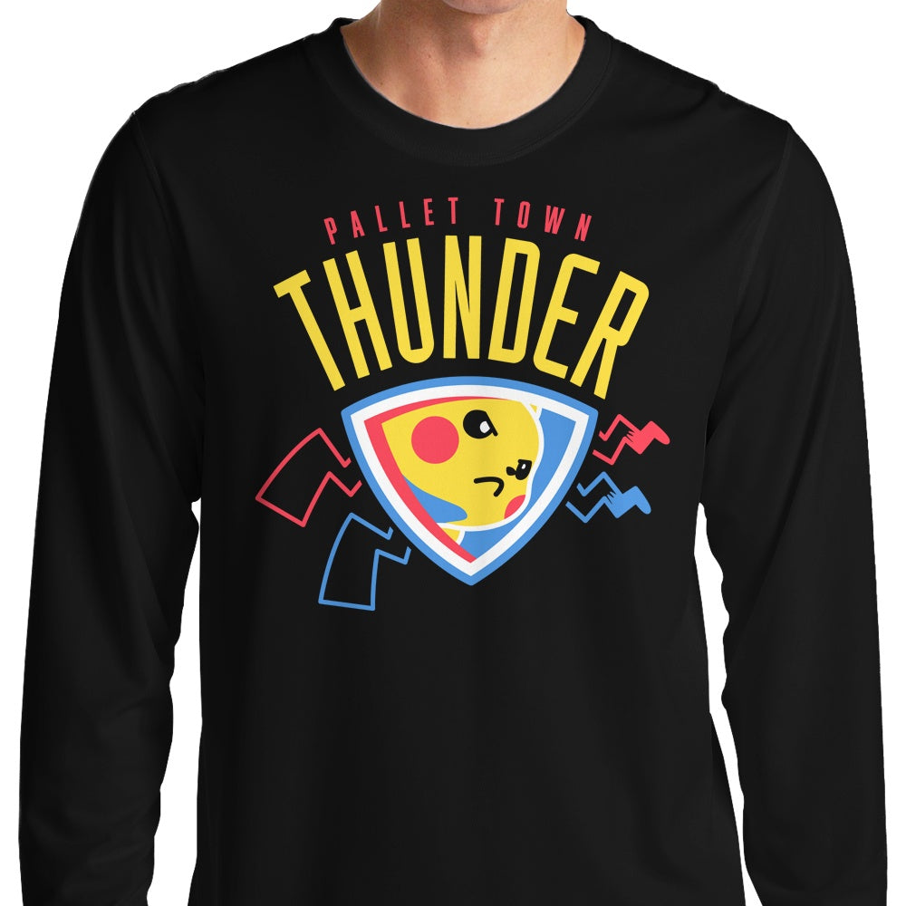 Pallet Town Thunder Stylish Long Sleeve T - Shirt by CoD Designs