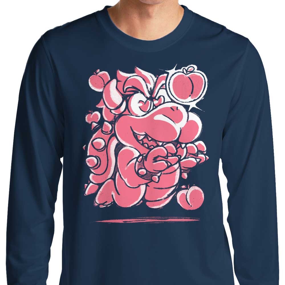 Fitas Artwork's Adorable Peaches Love Long - Sleeve T - Shirt