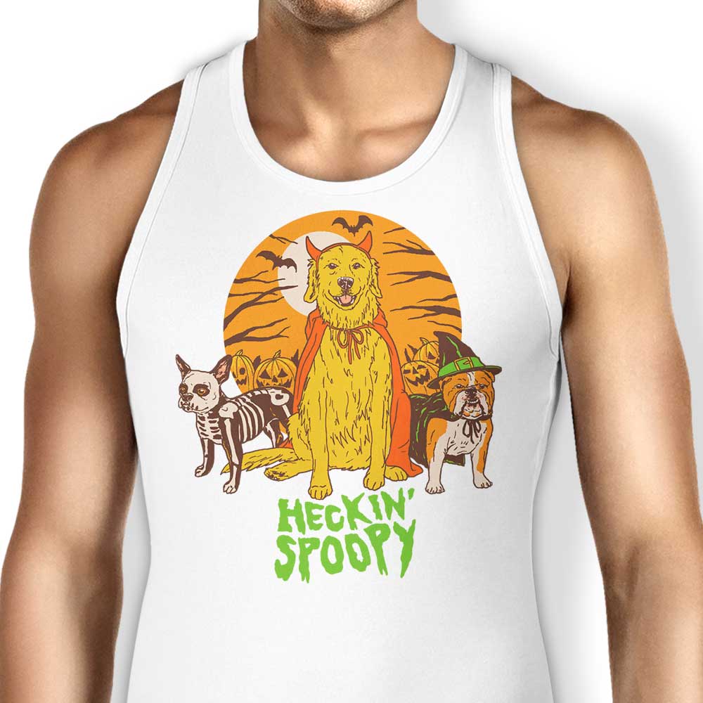 Super Spooky Hillary White Tank Tops for Men and Women