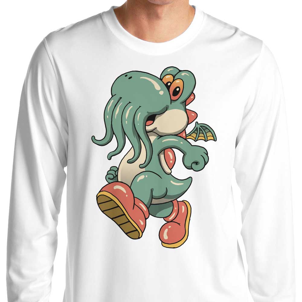 Long Sleeve Dino Cthulhu Graphic T-Shirt by XENOS