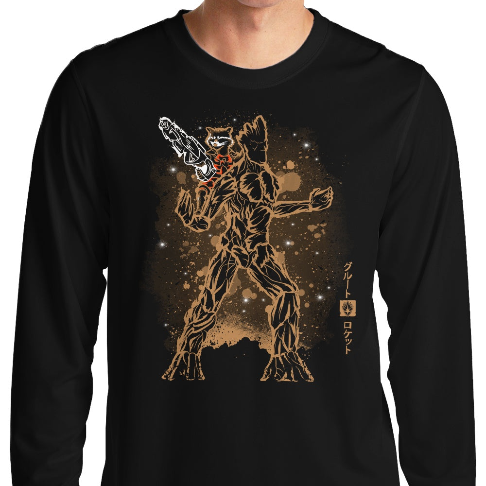 Soulkr's Long Sleeve 'Tree and Raccoon' Stylish T-Shirt