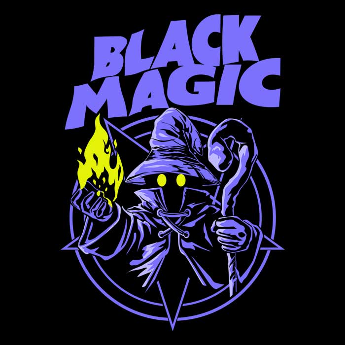 Men's Stylish Black Magic V-Neck