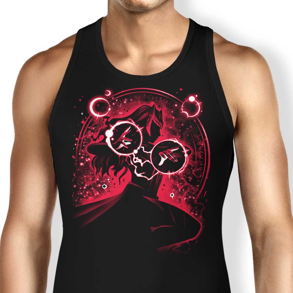 Alemaglia's Scarlet Chaos Comfortable and Lightweight Tank Tops for Men and Women