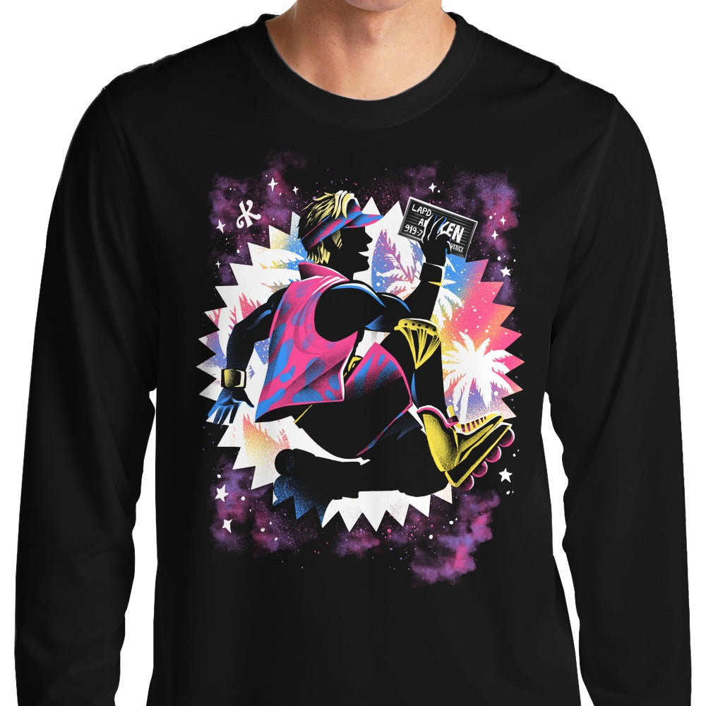 Alemaglia Blonde Fragility Long Sleeve Crewneck T-Shirt for Men and Women