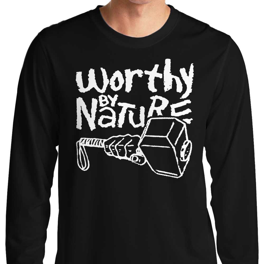 Nature-Worthy Long Sleeve Crewneck T-Shirt by TrulyMadlyGeekly