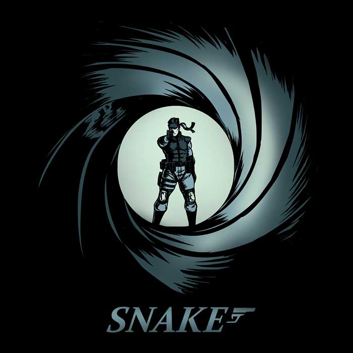 Long Sleeve Double O Snake Graphic T-Shirt