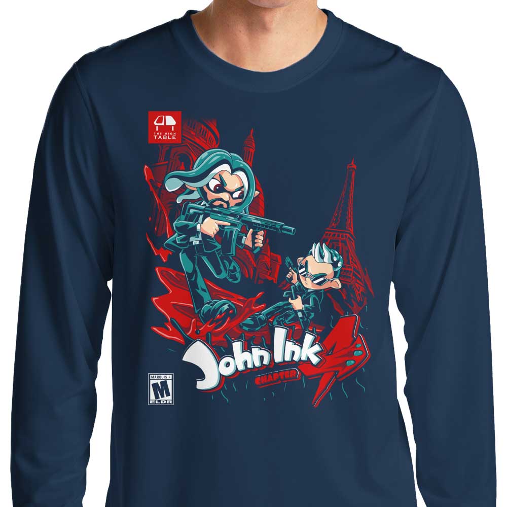John Ink Branded Long Sleeve Crewneck T-Shirt for All Sizes