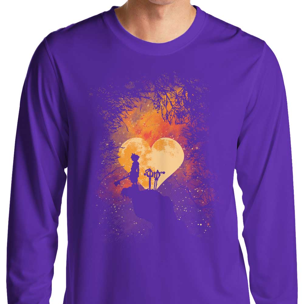 Heart of Gold Long Sleeve Crewneck T-Shirt by Daletheskater