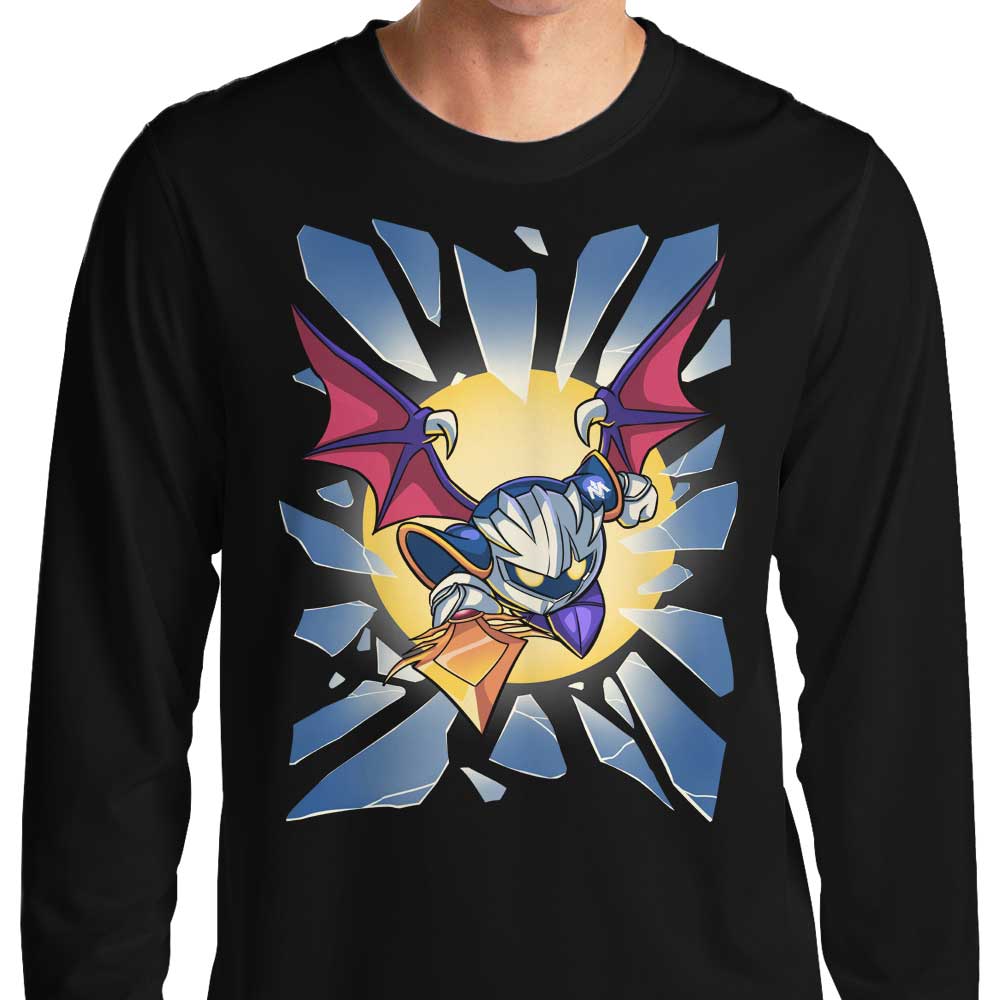 Coinbox Tees Meta Crashing Long Sleeve Crewneck T - Shirt for Men and Women