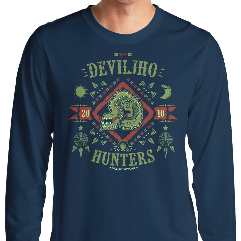 Soulkr's Deviljho Hunters Long - Sleeve Comfortable T - Shirt
