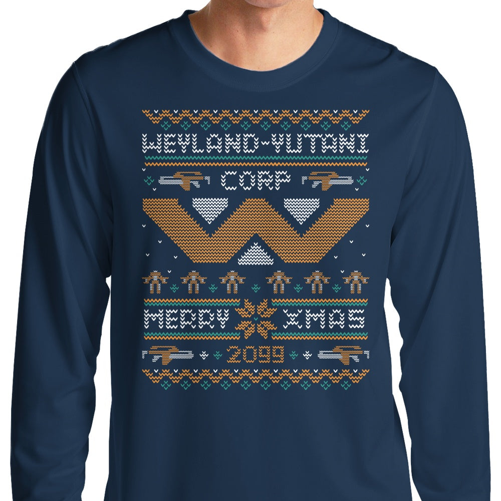 Merry Xenomas Stylish Long Sleeve Men's and Women's T-Shirt
