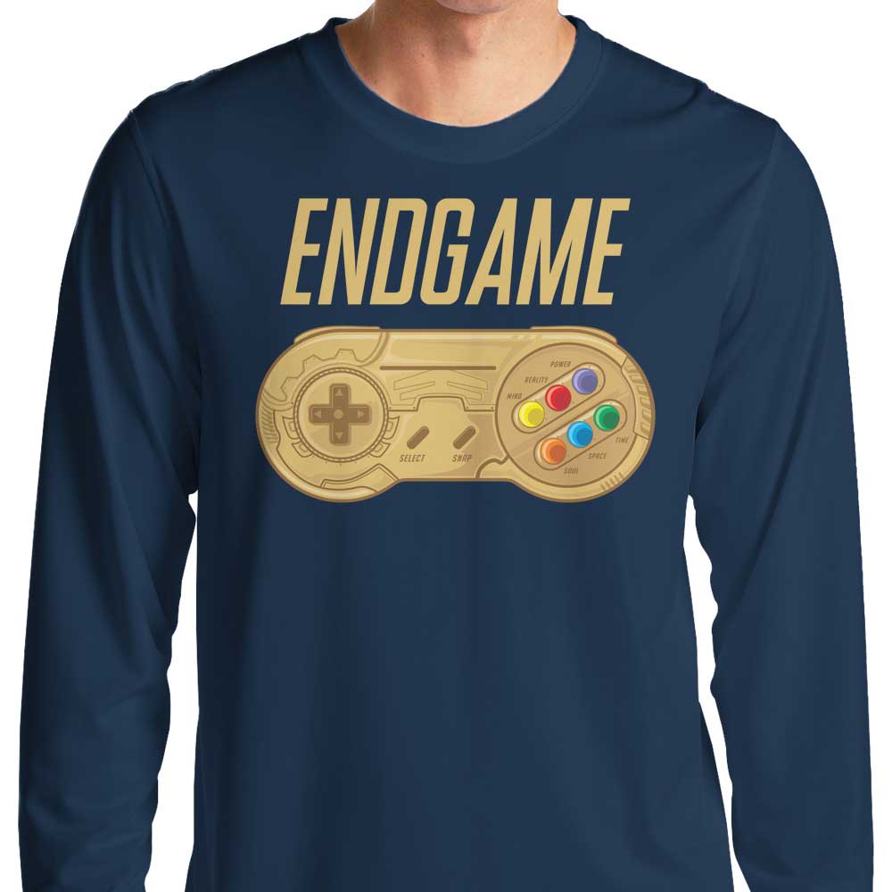 The Infinite Gaming Controller Inspired Long Sleeve Crewneck T - Shirt