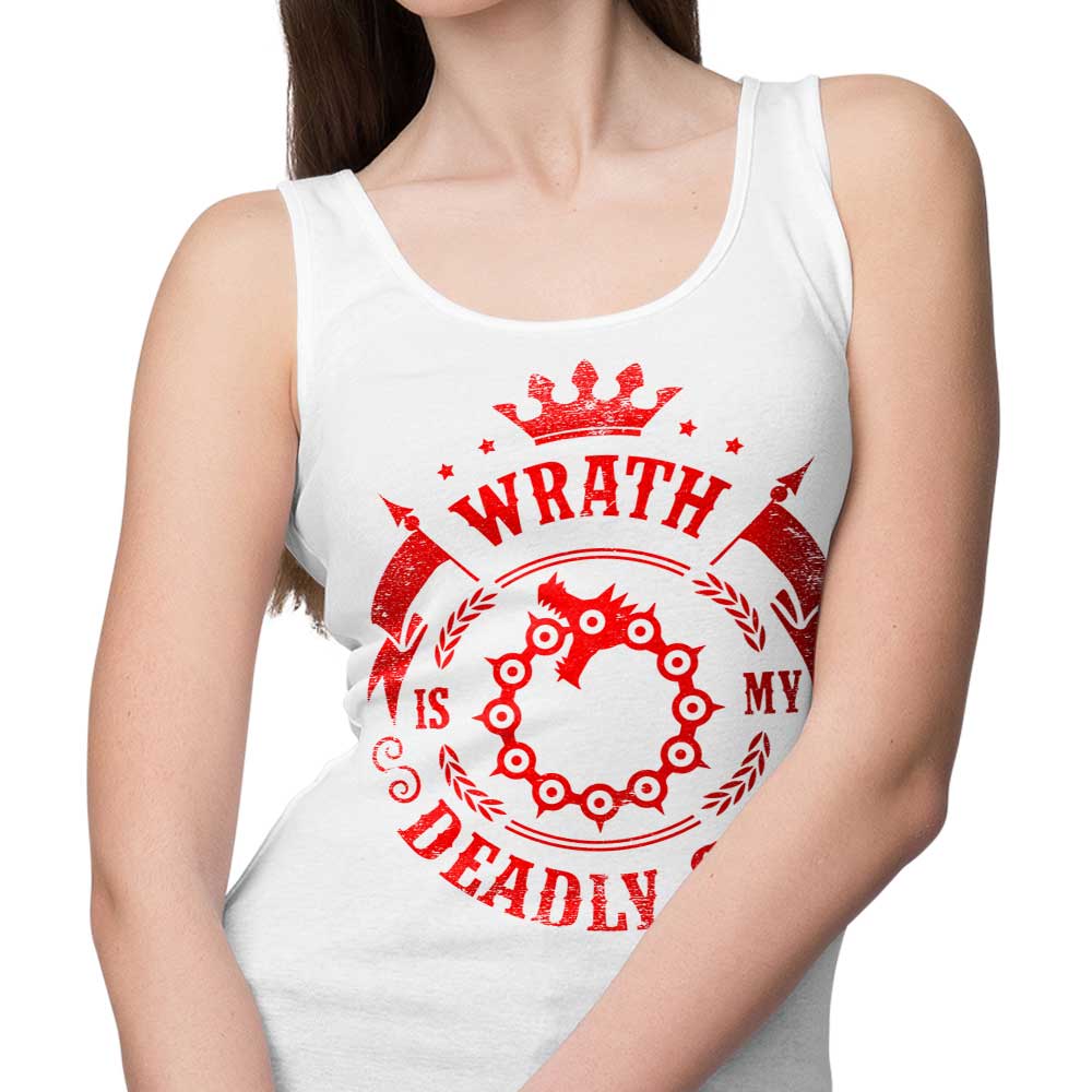 Typhoonic Art's 'Wrath is My Sin' Men's and Women's Unisex Stylish Tank Tops