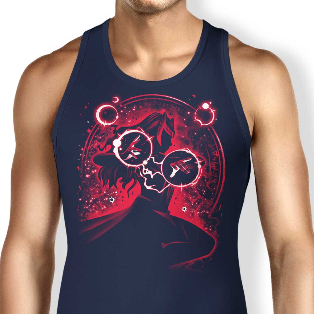 Alemaglia's Scarlet Chaos Comfortable and Lightweight Tank Tops for Men and Women