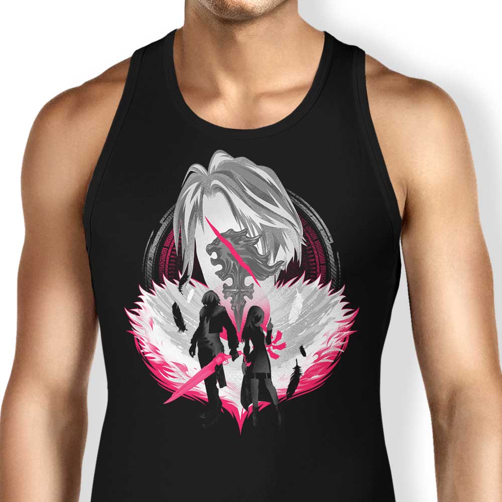 Hypertwenty Gunblade Silhouette Comfortable Unisex and Women's Tank Tops
