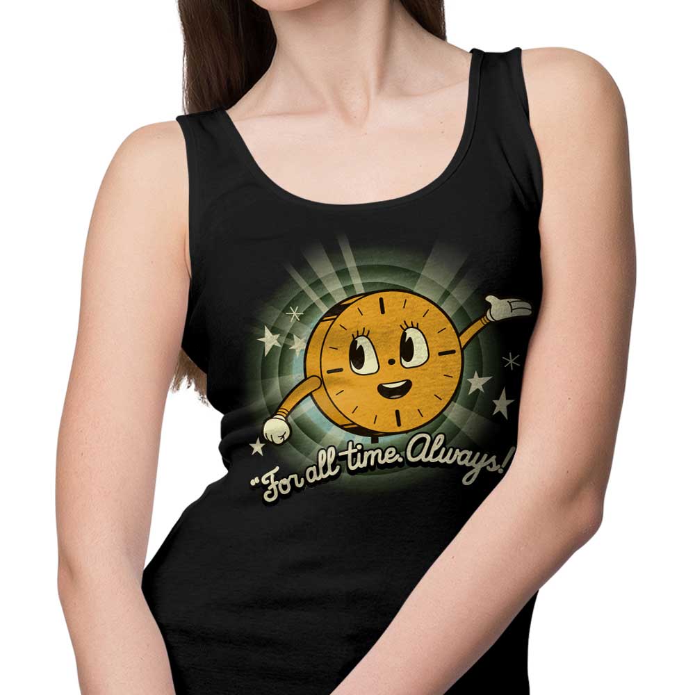 Harebrained's 'That's All The Time We Have' Men's and Women's Comfortable Tank Tops
