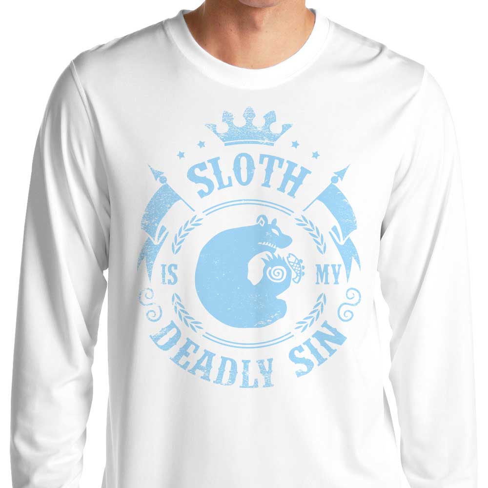 Typhoonic Art's Sloth-themed Long Sleeve Comfort T-Shirt