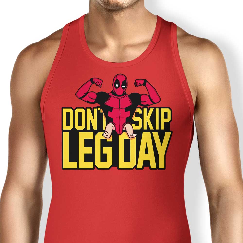 Raffiti's 'Don't Skip Leg Day' Men's and Women's Comfortable Tank Tops