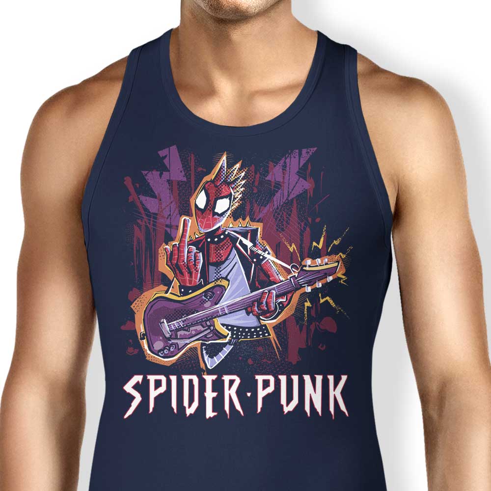 Spider Punk Inspired Men's Tank Top