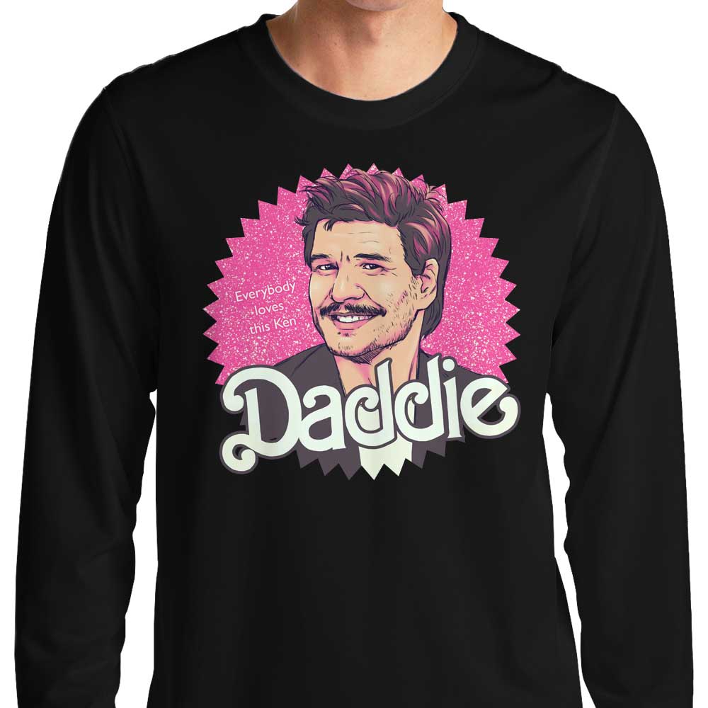 Geekydog's Daddie Long Sleeve Comfortable Crewneck T-Shirt