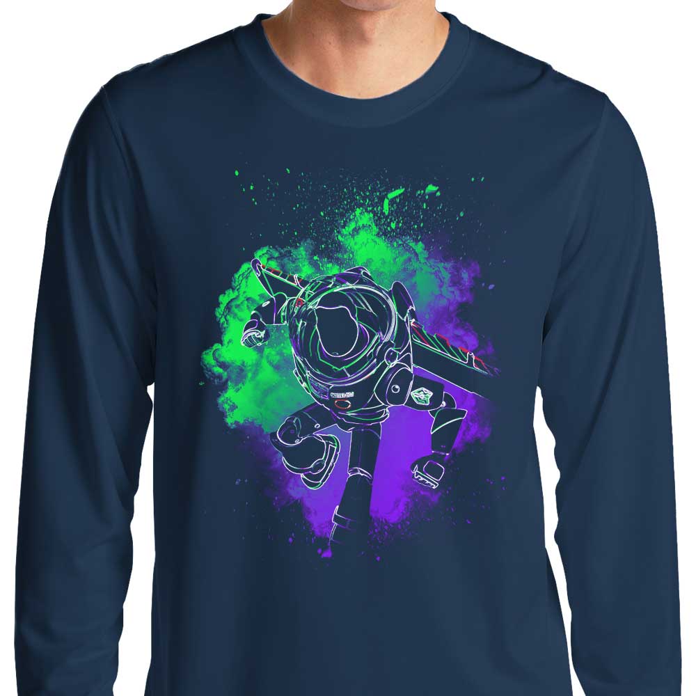 Space Ranger Spirit Long Sleeve Crewneck T - Shirt