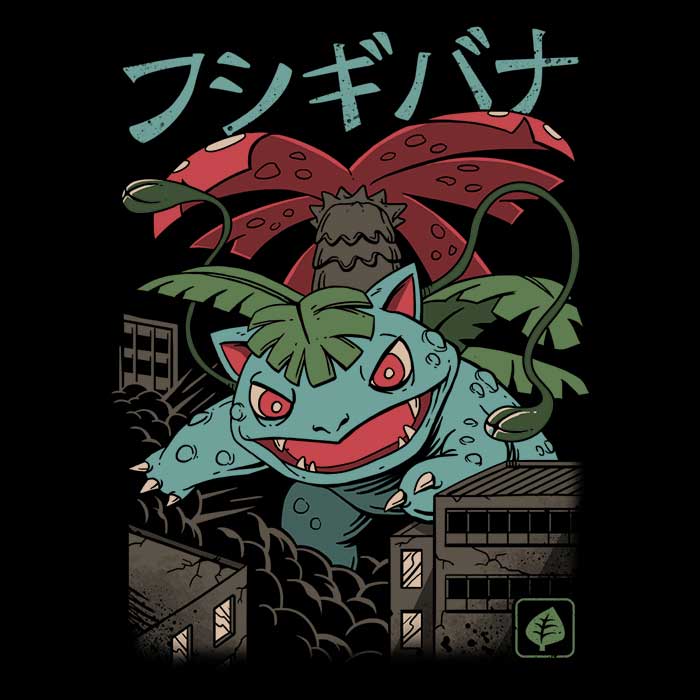 Long Sleeve Grass Kaiju T-Shirt from XENOS