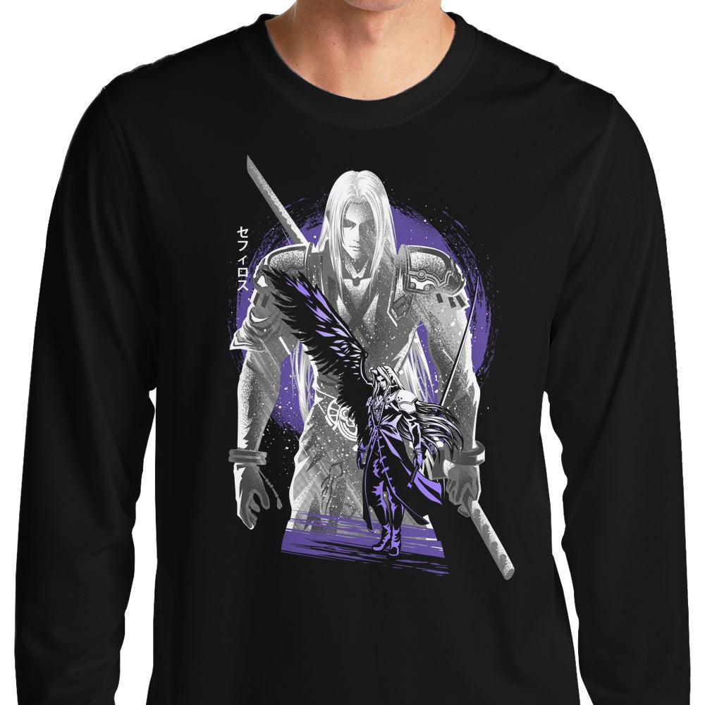 Hypertwenty's Long Sleeve T-Shirt Featuring One Winged Silhouette Design