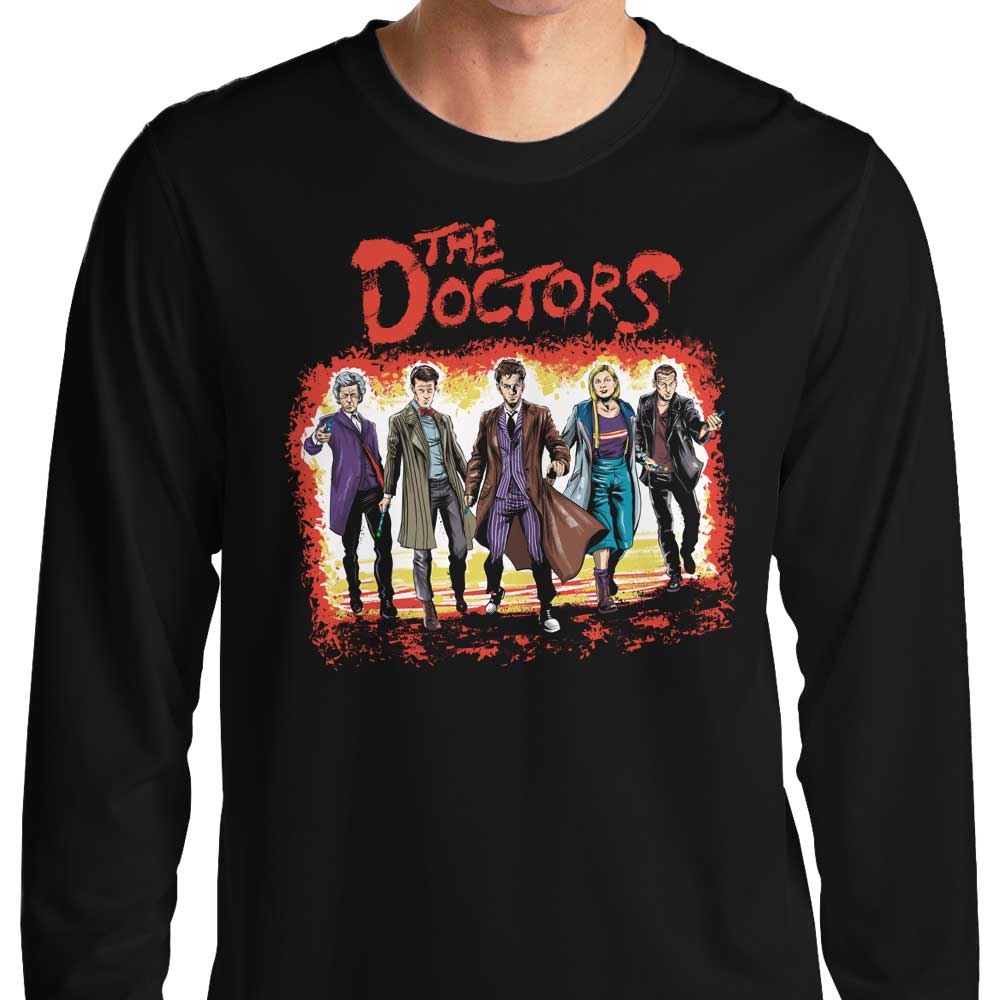 The Doctors Branded Long Sleeve Crewneck T-Shirt for Men and Women